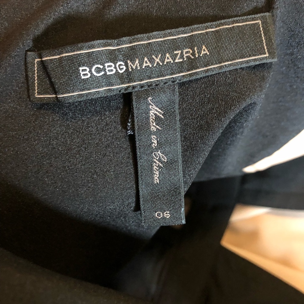 Black and white formal dress